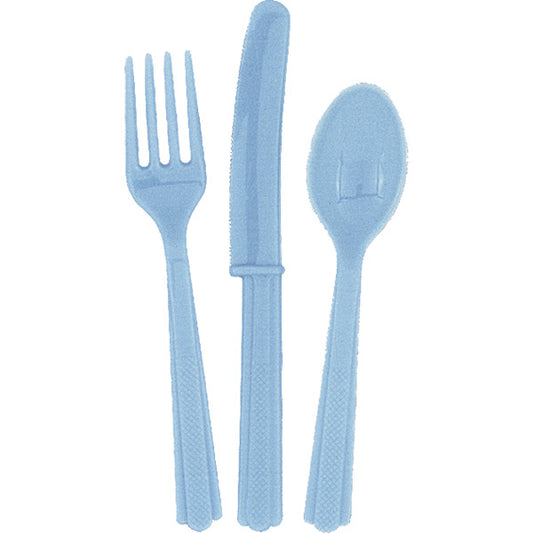 Powder Blue Cutlery 18pk