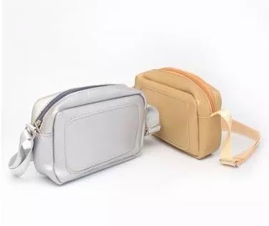 Gold-Silver Handbag - 14cm x 20 cm x 4cm