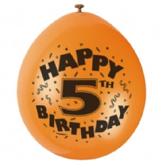 Happy 5th Birthday Balloons