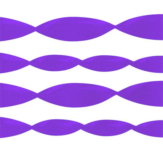 Lavender Crepe Paper Streamer