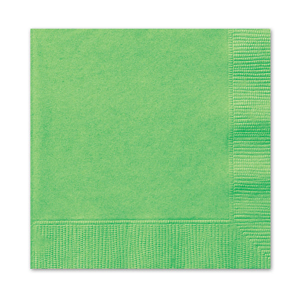 Lime Green Lunch Napkins 20pk