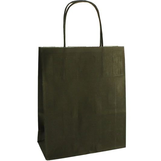 Black Paper Bag with twisted handles