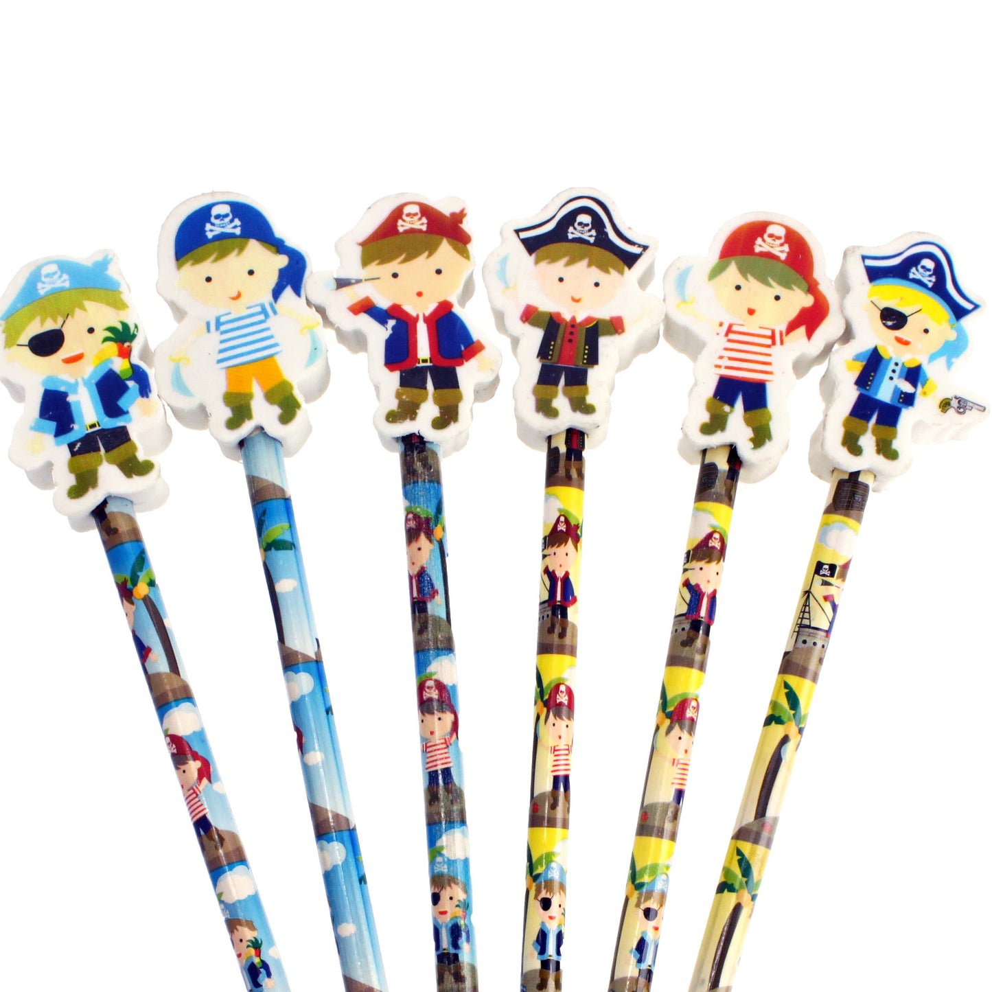 Pirate Pencil with Eraser Topper