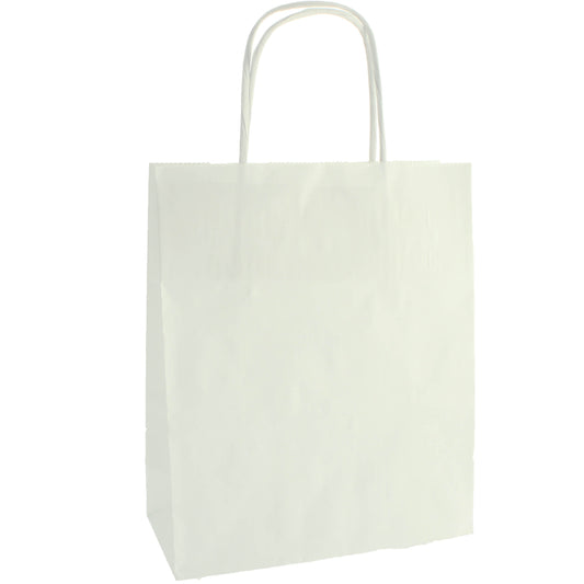 White Paper Party Bag with Twisted Paper Handles