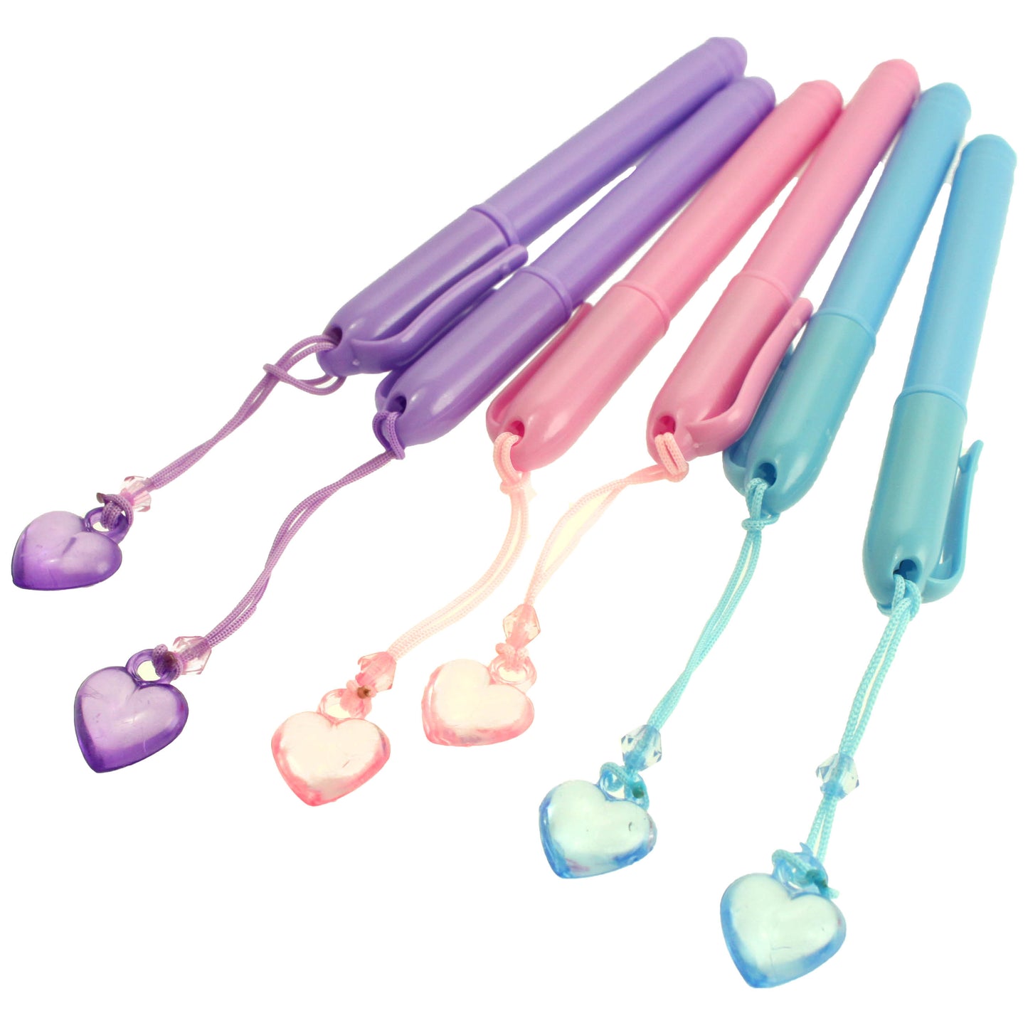Cute Pastel Pen with Heart Charm