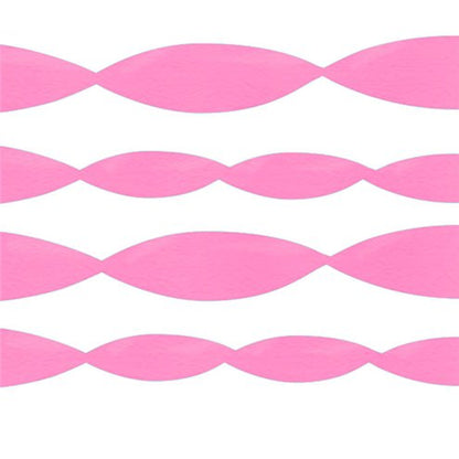 Pastel Pink Crepe Paper Streamer