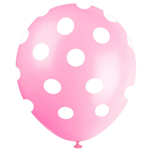 Pink Polka Dot Balloons