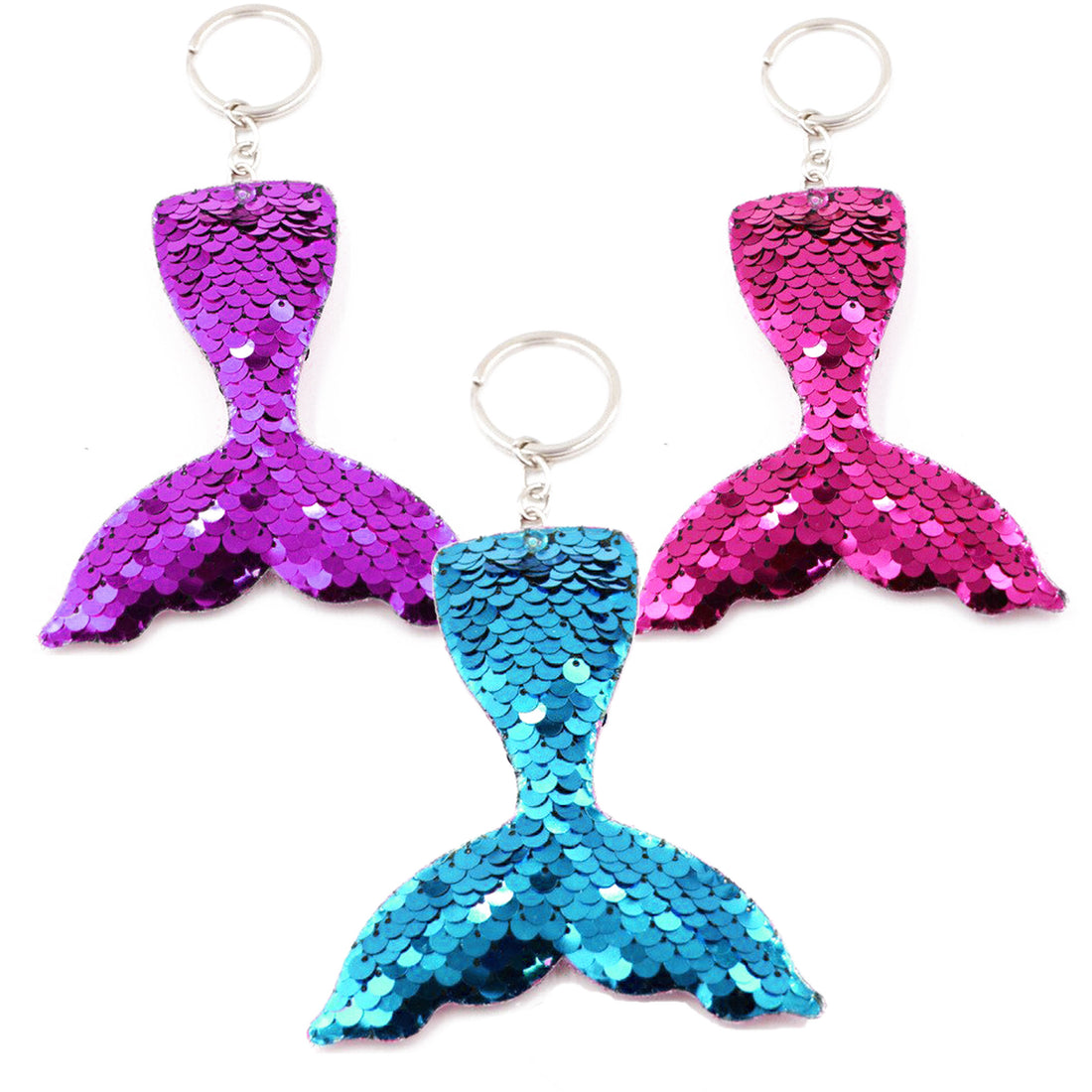 Sequin Mermaid Tail Keyring 12cm The Curious Caterpillar