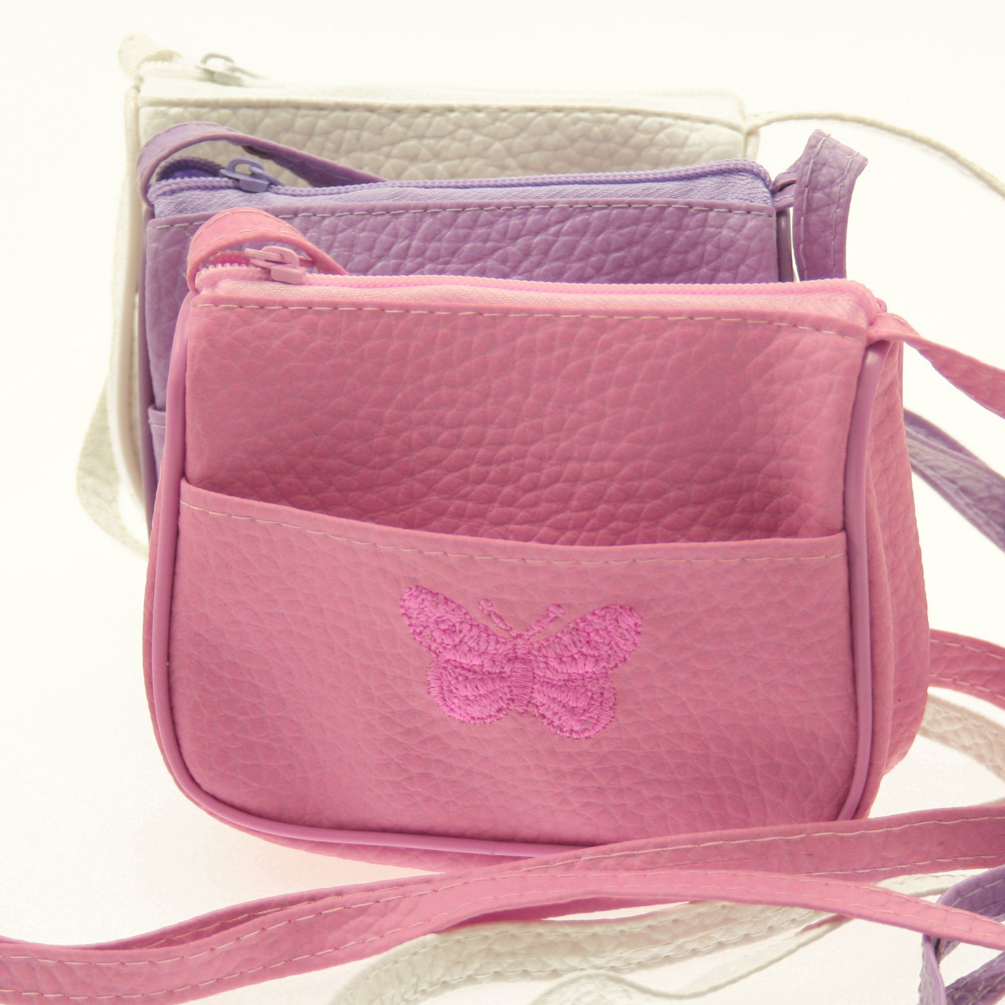 Original Pink Denim Butterfly Acrylic Chain Shoulder Crossbody Bag –  ArtGalleryZen
