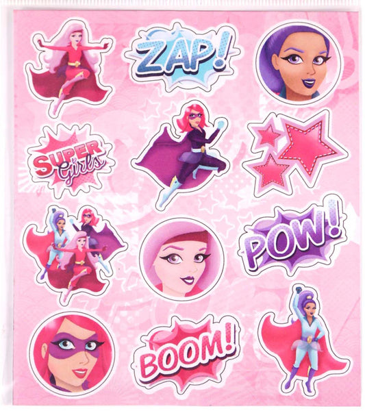 Super Girl Stickers